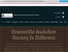 Tablet Screenshot of evvaudubon.org